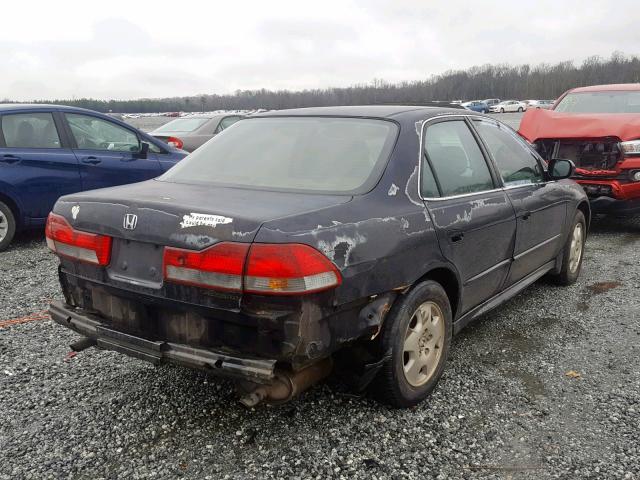 1HGCG16511A086448 - 2001 HONDA ACCORD EX BLACK photo 4