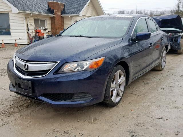 19VDE1F34EE005669 - 2014 ACURA ILX 20 BLUE photo 2