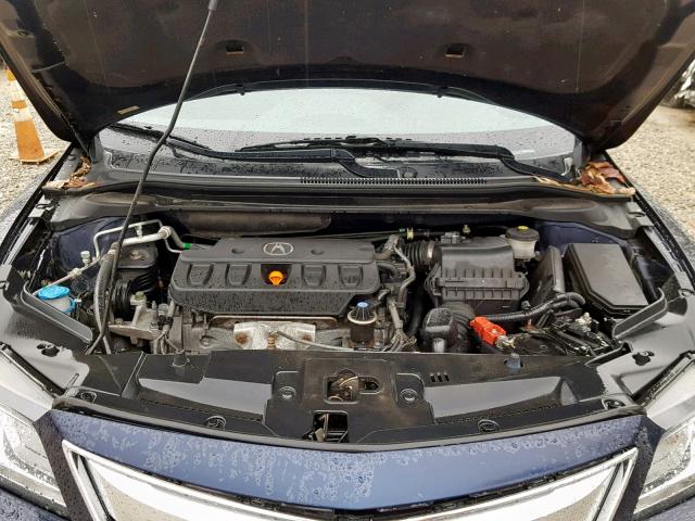 19VDE1F34EE005669 - 2014 ACURA ILX 20 BLUE photo 7