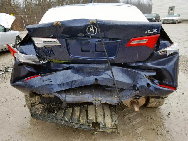 19VDE1F34EE005669 - 2014 ACURA ILX 20 BLUE photo 9