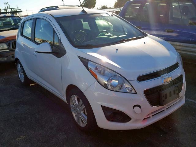 KL8CD6S98EC535348 - 2014 CHEVROLET SPARK 1LT WHITE photo 1