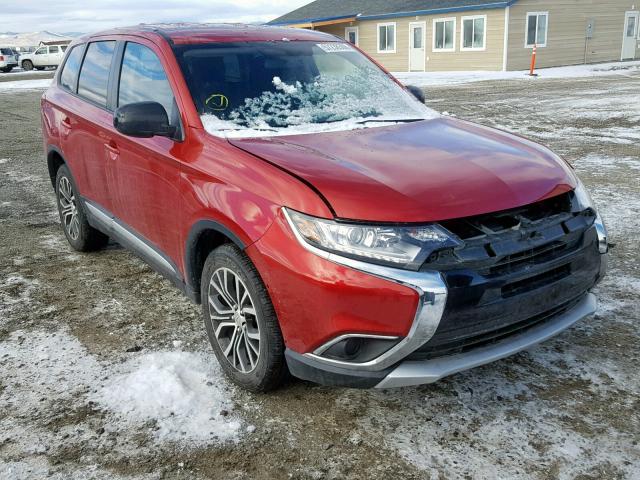 JA4AZ3A38JZ062287 - 2018 MITSUBISHI OUTLANDER RED photo 1