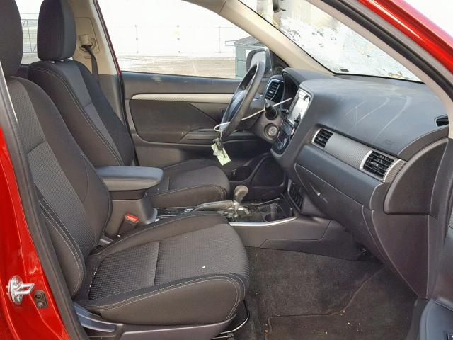 JA4AZ3A38JZ062287 - 2018 MITSUBISHI OUTLANDER RED photo 5