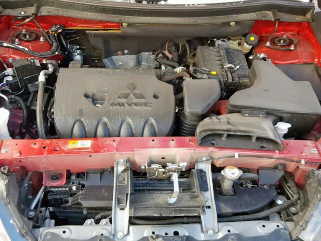 JA4AZ3A38JZ062287 - 2018 MITSUBISHI OUTLANDER RED photo 7