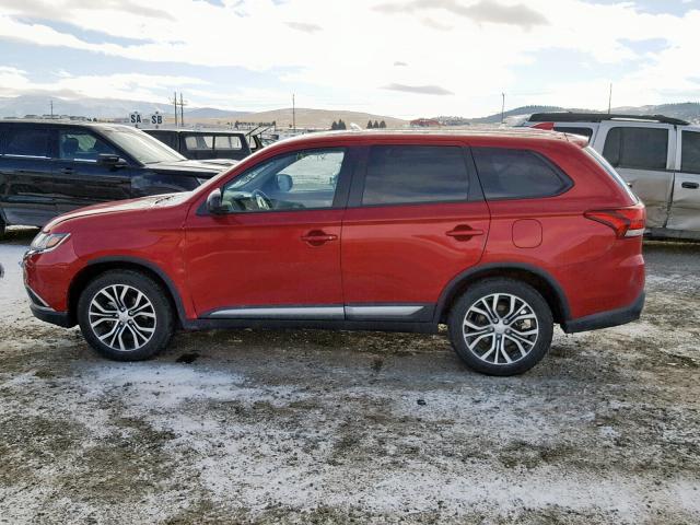 JA4AZ3A38JZ062287 - 2018 MITSUBISHI OUTLANDER RED photo 9