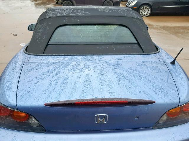 JHMAP21434T000638 - 2004 HONDA S2000 BLUE photo 6