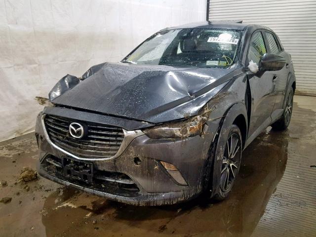 JM1DKFC75J1323494 - 2018 MAZDA CX-3 TOURI GRAY photo 2