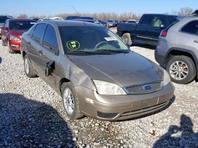 1FAFP34N45W117295 - 2005 FORD FOCUS ZX4 TAN photo 1