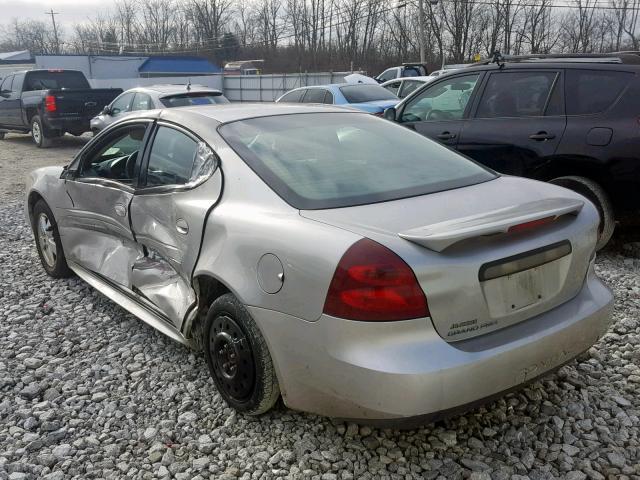 2G2WP552081106997 - 2008 PONTIAC GRAND PRIX SILVER photo 3