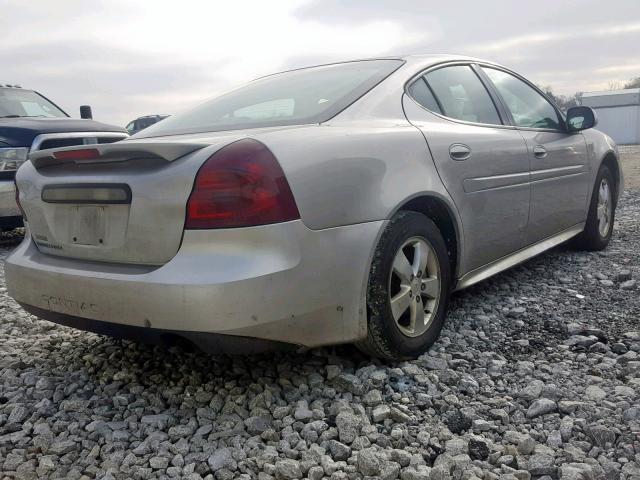 2G2WP552081106997 - 2008 PONTIAC GRAND PRIX SILVER photo 4