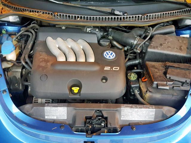 3VWBC21C0XM445587 - 1999 VOLKSWAGEN NEW BEETLE 蓝色 照片 7