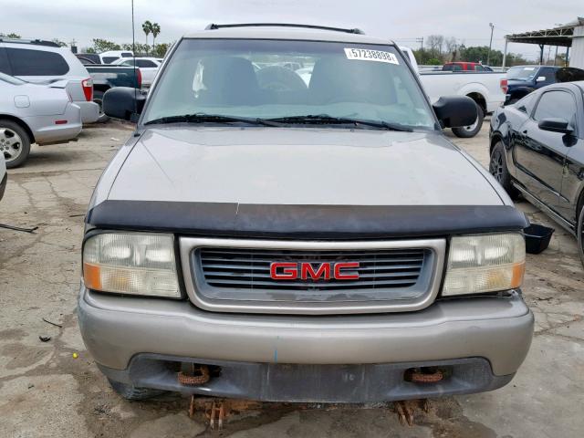 1GKCT18W41K178734 - 2001 GMC JIMMY TAN photo 9