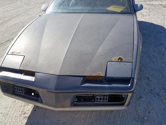 1G2AX87H9DL209353 - 1983 PONTIAC FIREBIRD S GRAY photo 9