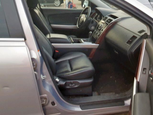 JM3TB38V180142191 - 2008 MAZDA CX-9 SILVER photo 5