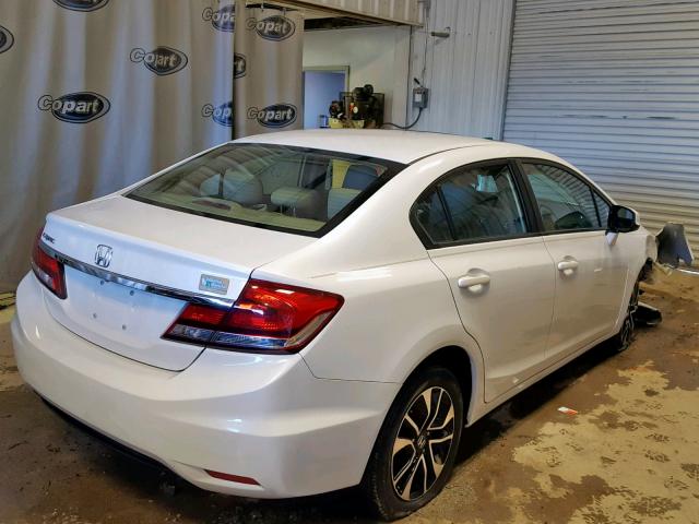 19XFB2F99DE018208 - 2013 HONDA CIVIC EXL WHITE photo 4