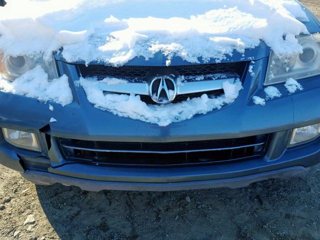 2HNYD18865H534009 - 2005 ACURA MDX TOURIN BLUE photo 9