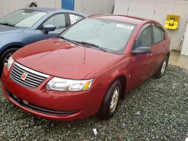 1G8AF52F85Z156169 - 2005 SATURN ION LEVEL RED photo 2