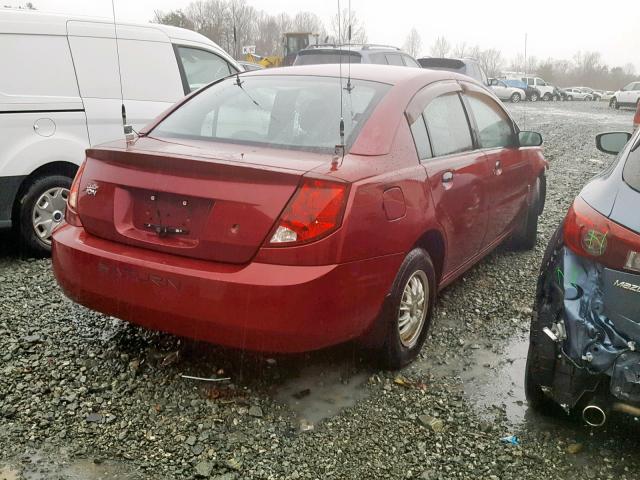 1G8AF52F85Z156169 - 2005 SATURN ION LEVEL RED photo 4
