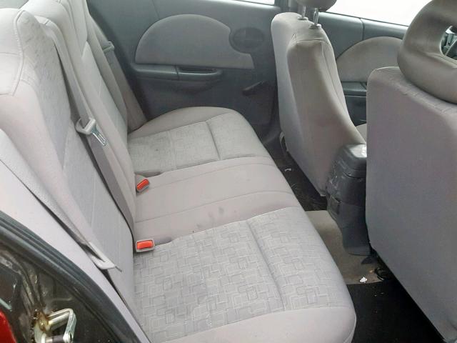 1G8AF52F85Z156169 - 2005 SATURN ION LEVEL RED photo 6