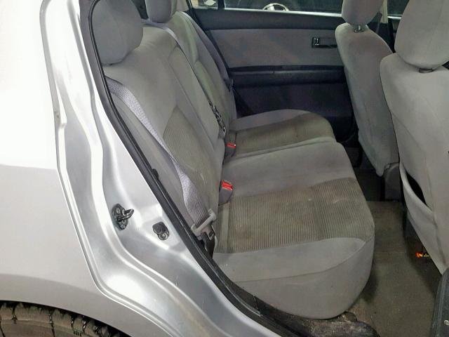 3N1AB6AP0CL700253 - 2012 NISSAN SENTRA 2.0 SILVER photo 6