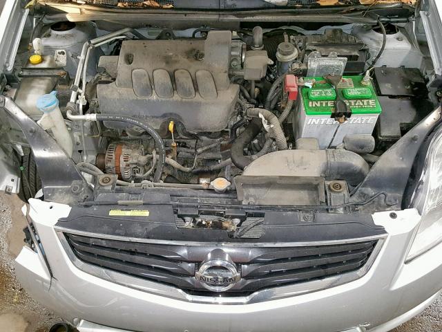 3N1AB6AP0CL700253 - 2012 NISSAN SENTRA 2.0 SILVER photo 7