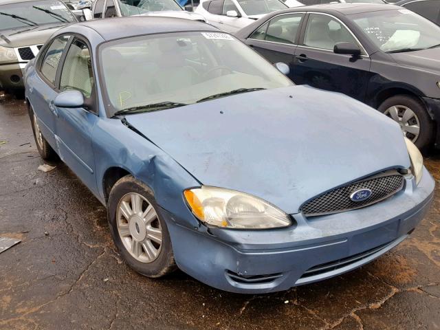 1FAFP56U66A208695 - 2006 FORD TAURUS SEL BLUE photo 1