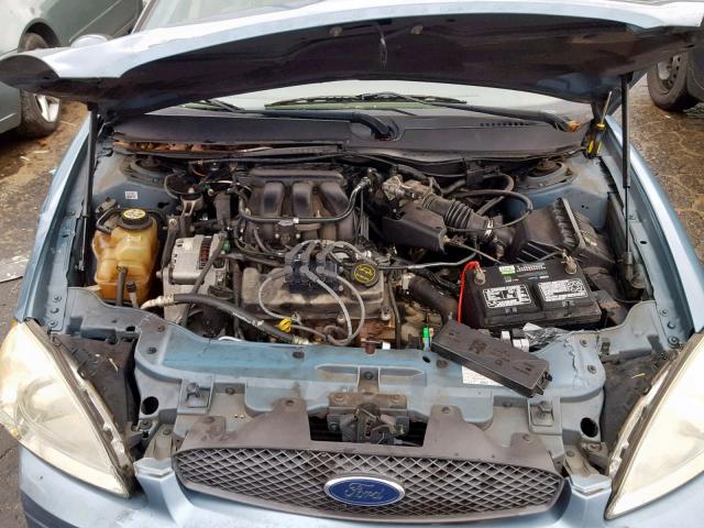 1FAFP56U66A208695 - 2006 FORD TAURUS SEL BLUE photo 7