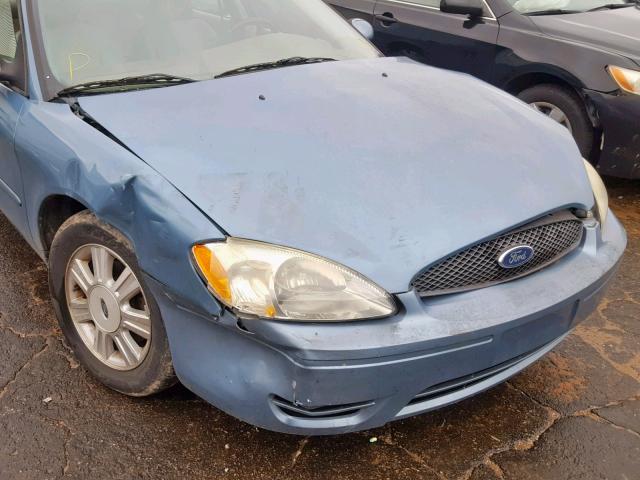 1FAFP56U66A208695 - 2006 FORD TAURUS SEL BLUE photo 9