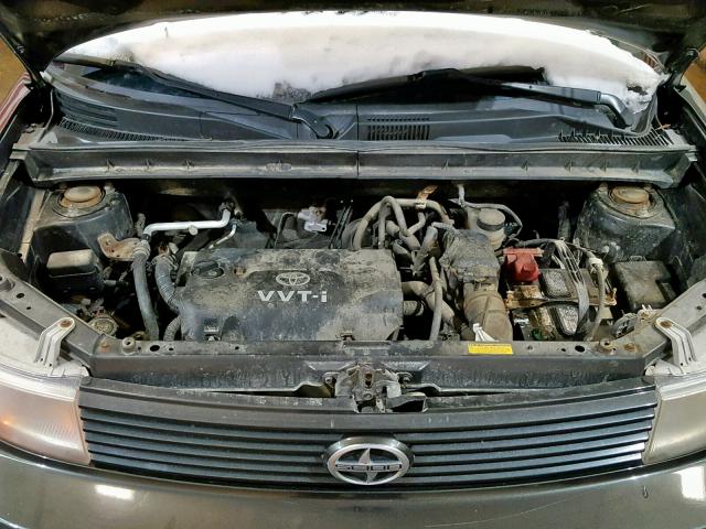 JTLKT324164106786 - 2006 TOYOTA SCION XB BLACK photo 7