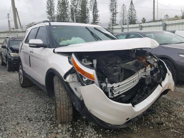 1FMHK8F80CGA66855 - 2012 FORD EXPLORER L WHITE photo 1