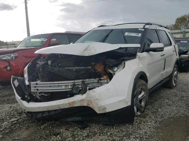 1FMHK8F80CGA66855 - 2012 FORD EXPLORER L WHITE photo 2