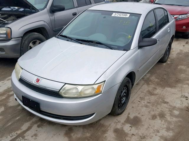1G8AJ52F84Z193882 - 2004 SATURN ION LEVEL SILVER photo 2