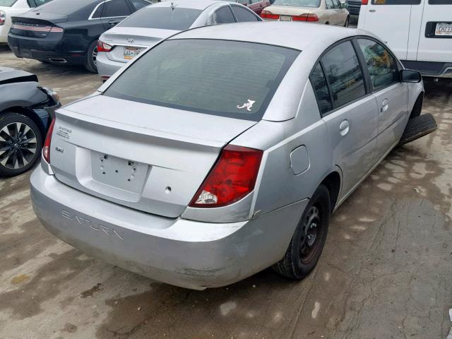 1G8AJ52F84Z193882 - 2004 SATURN ION LEVEL SILVER photo 4