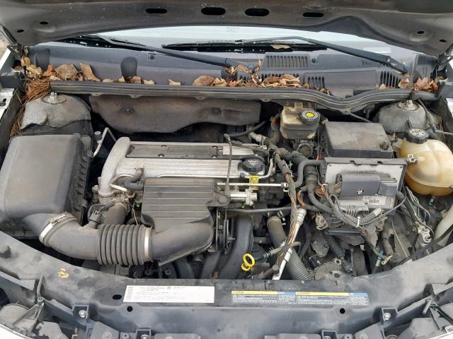 1G8AJ52F84Z193882 - 2004 SATURN ION LEVEL SILVER photo 7