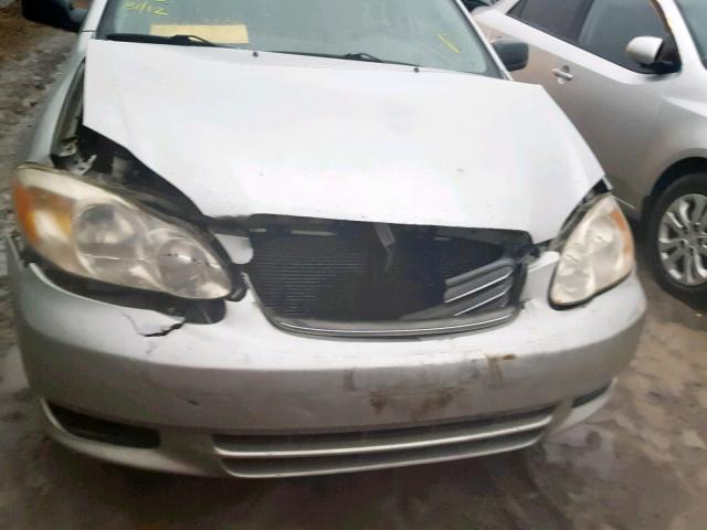 2T1BR32E83C771633 - 2003 TOYOTA COROLLA CE SILVER photo 9