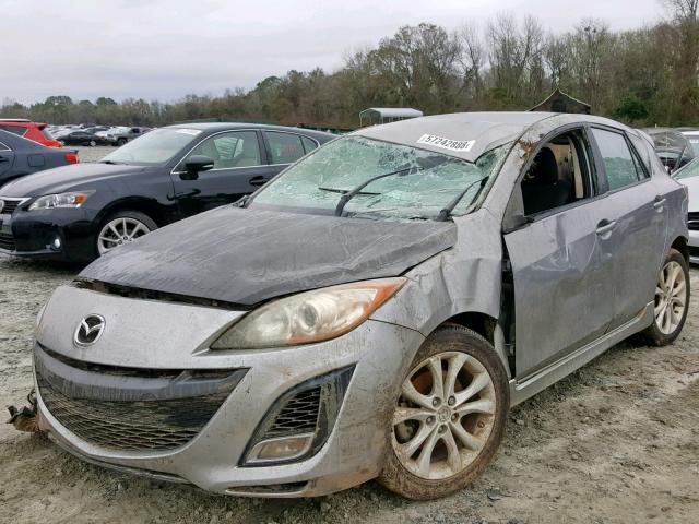 JM1BL1H59A1214079 - 2010 MAZDA 3 S SILVER photo 2