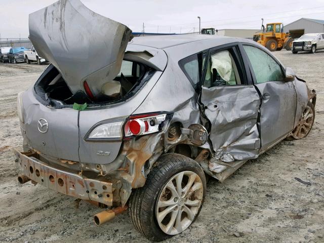 JM1BL1H59A1214079 - 2010 MAZDA 3 S SILVER photo 4