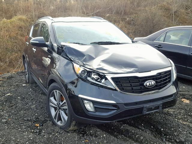 KNDPCCA69E7665133 - 2014 KIA SPORTAGE S BLACK photo 1