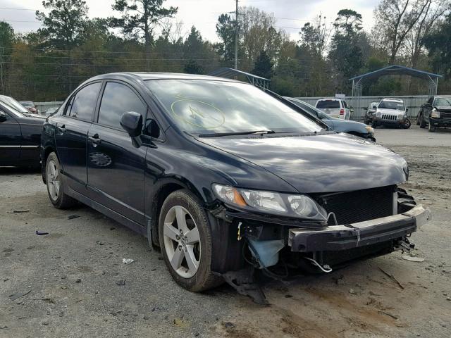 2HGFA1F62AH507618 - 2010 HONDA CIVIC BLACK photo 1