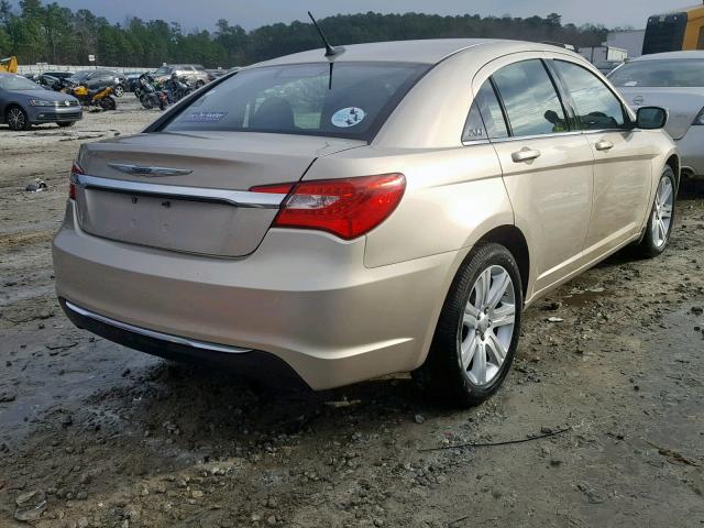 1C3CCBAB8DN698595 - 2013 CHRYSLER 200 LX GOLD photo 4