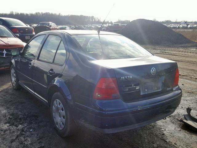 3VWRK69M23M015365 - 2003 VOLKSWAGEN JETTA GL BLUE photo 3