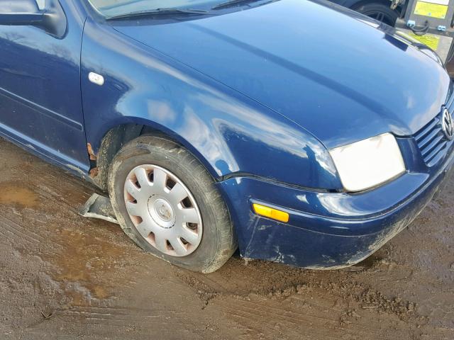 3VWRK69M23M015365 - 2003 VOLKSWAGEN JETTA GL BLUE photo 9