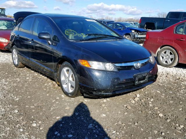 2HGFA16948H357211 - 2008 HONDA CIVIC EXL BLACK photo 1