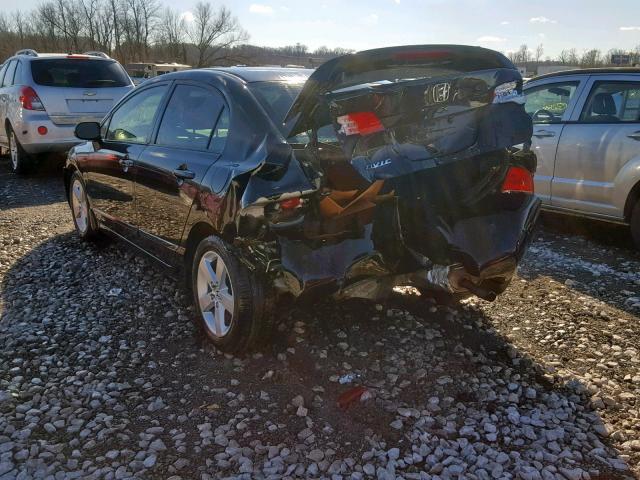 2HGFA16948H357211 - 2008 HONDA CIVIC EXL BLACK photo 3