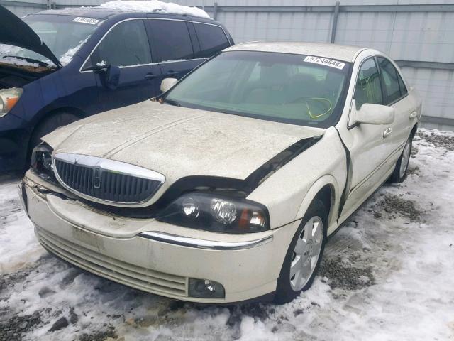 1LNHM86S25Y637264 - 2005 LINCOLN LS WHITE photo 2