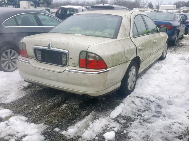 1LNHM86S25Y637264 - 2005 LINCOLN LS WHITE photo 4