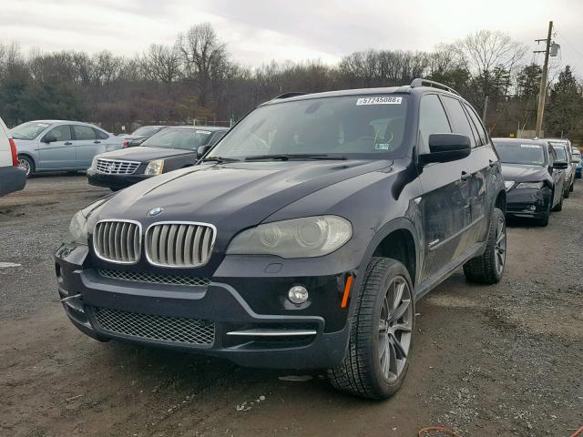 5UXFE835X9L170068 - 2009 BMW X5 XDRIVE4 BLACK photo 2