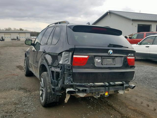 5UXFE835X9L170068 - 2009 BMW X5 XDRIVE4 BLACK photo 3