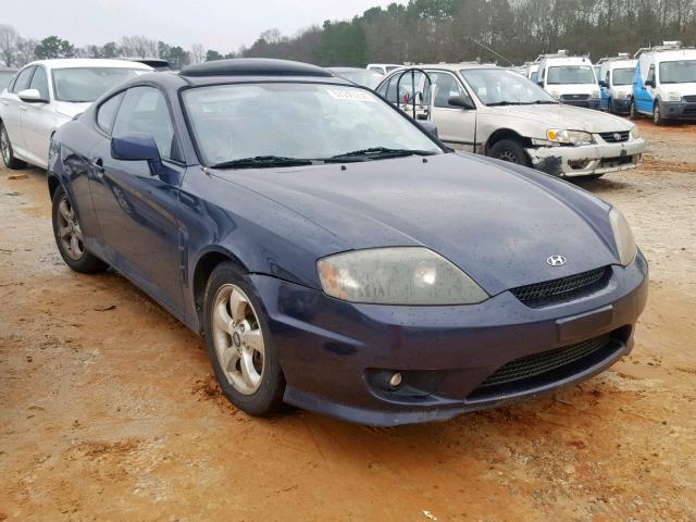 KMHHM65D46U220731 - 2006 HYUNDAI TIBURON GS BLUE photo 1