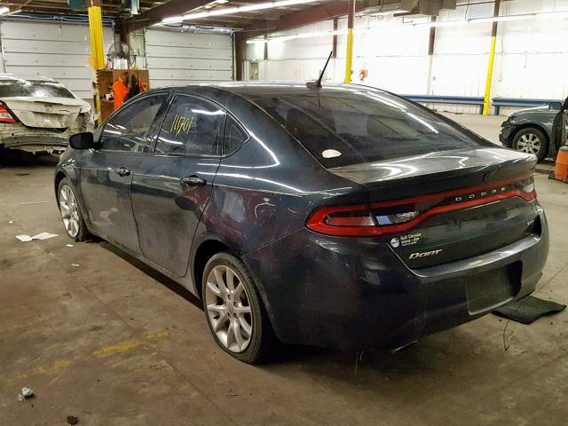 1C3CDFBA4DD336103 - 2013 DODGE DART SXT GRAY photo 3